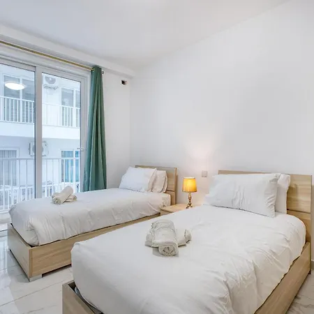 Qawra Fully Equipped Apartments, Opposite The By 360 Estates 公寓 *